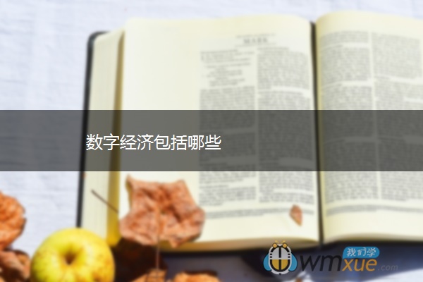 数字经济包括哪些