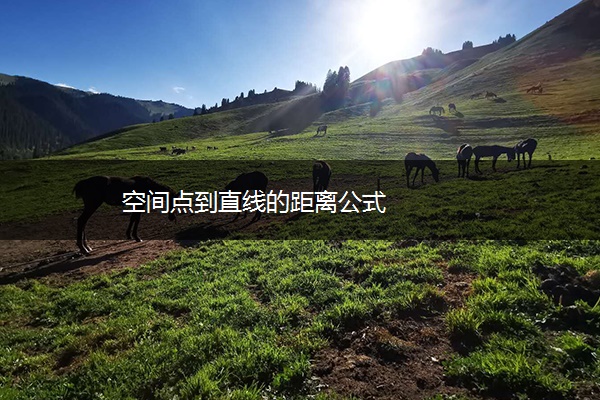 空间点到直线的距离公式