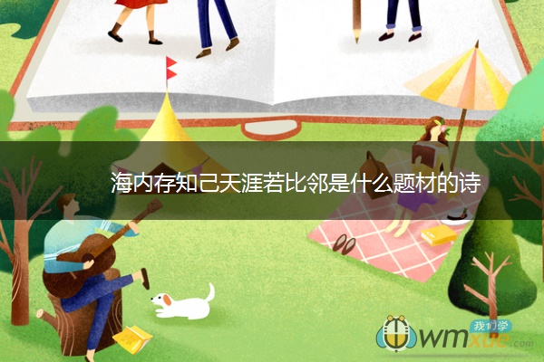 海内存知己天涯若比邻是什么题材的诗