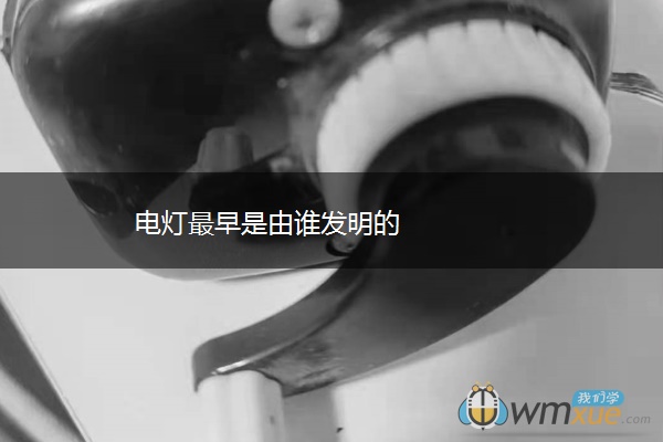 电灯最早是由谁发明的