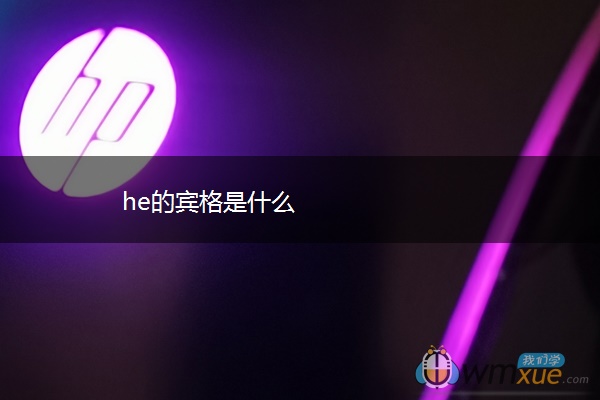 he的宾格是什么