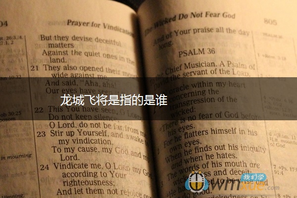 龙城飞将是指的是谁