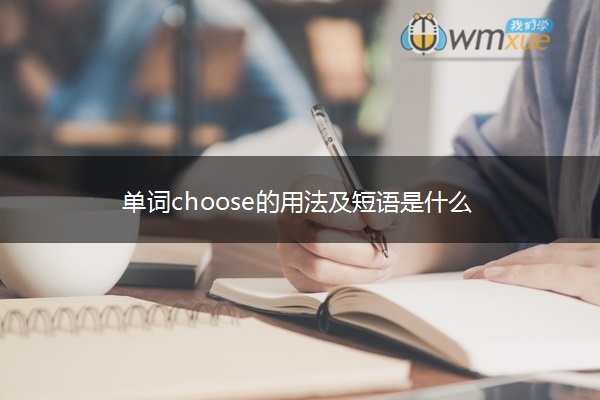 单词choose的用法及短语是什么