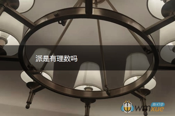派是有理数吗