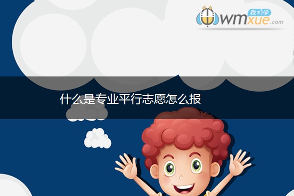 什么是专业平行志愿怎么报