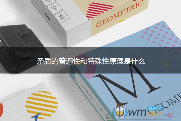 矛盾的普遍性和特殊性原理是什么