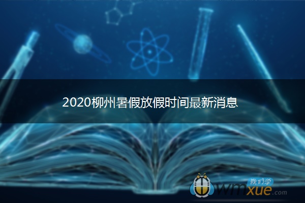 2020柳州暑假放假时间最新消息