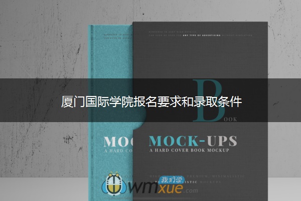 厦门国际学院报名要求和录取条件