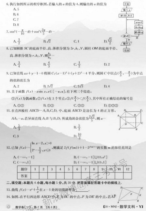 2021全国100所名校卷数学（含答案）