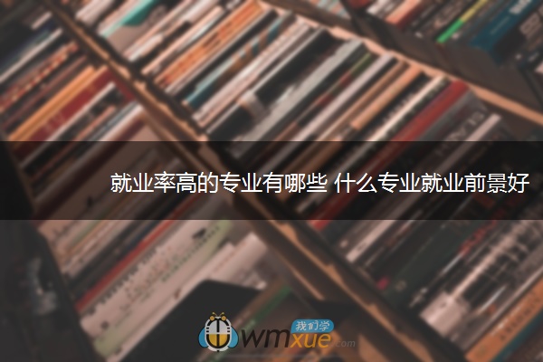 就业率高的专业有哪些 什么专业就业前景好