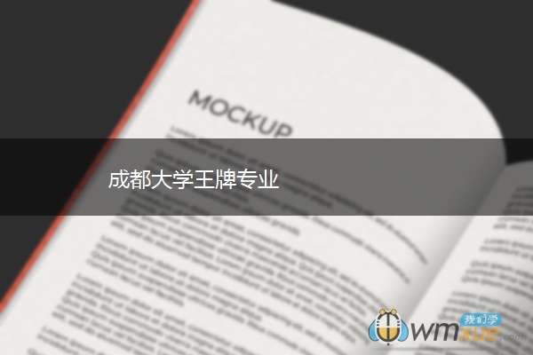 成都大学王牌专业